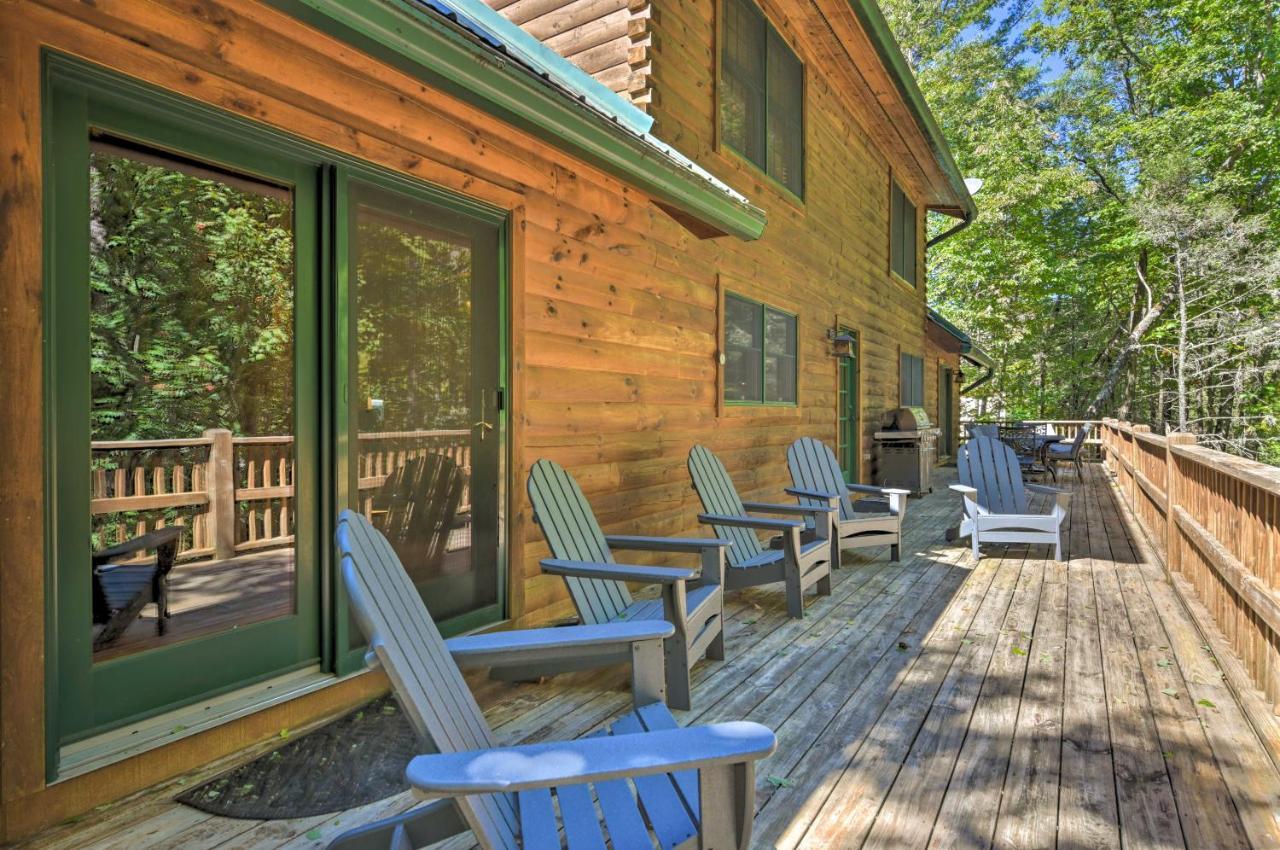 Villa Luxury Cabin With Deck Less Than 5 Miles To Sapphire Valley! Exterior foto