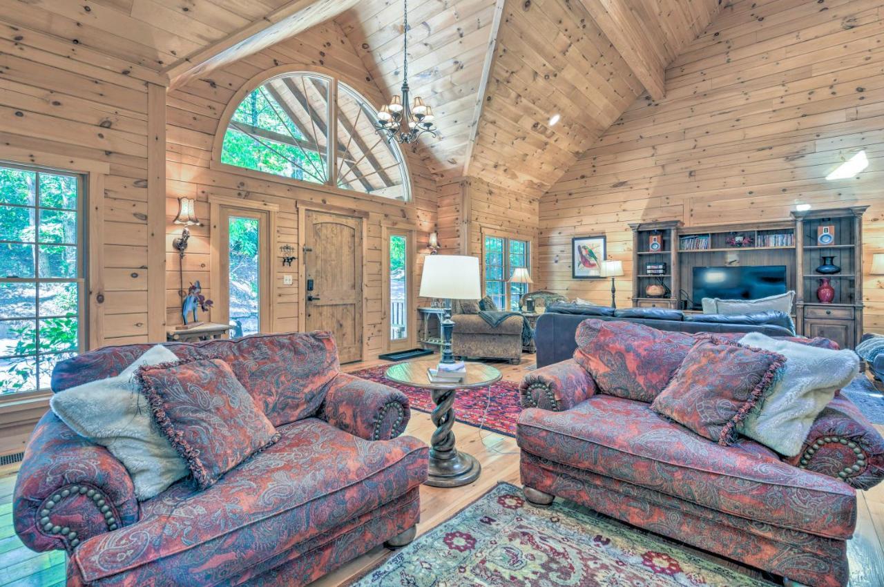 Villa Luxury Cabin With Deck Less Than 5 Miles To Sapphire Valley! Exterior foto