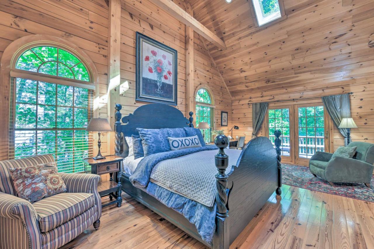 Villa Luxury Cabin With Deck Less Than 5 Miles To Sapphire Valley! Exterior foto